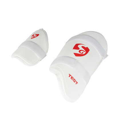 SG Test Combo cricket batting thigh pad (White)