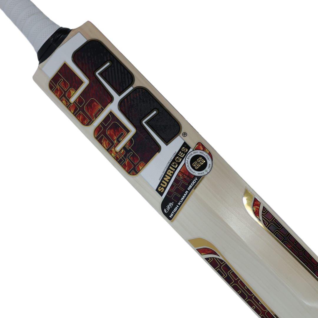 SS Nitish Kumar Reddy (Player) English Willow Cricket Bat - SH