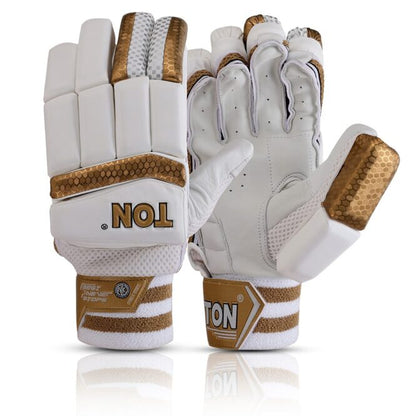 Ton Golden Gutsy Cricket Batting Gloves