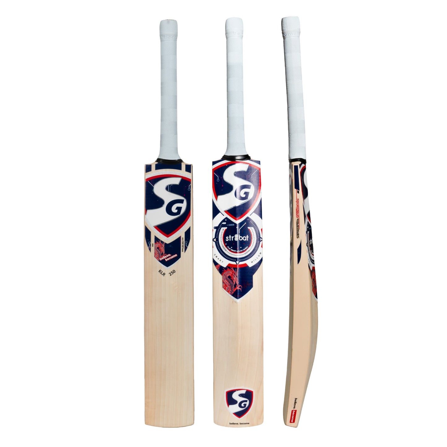 SG KLR 250 English Willow Str8bat Sensor Cricket Bat